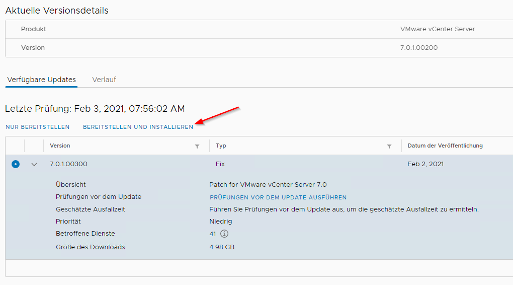 vCenter-Update-installieren