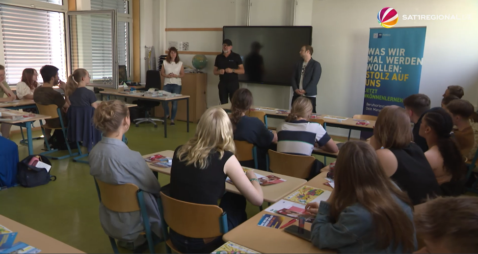 mioso - IT Solutions besucht Schule und gibt Einblick in Ausbildung im IT-Bereich